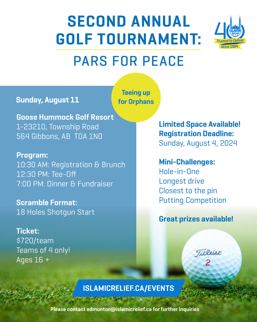 Edmonton Golf Tournament Registration